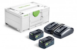 Festool 578680 Energy set SYS 18V 2xHP5,0/TCL6DUO &pound;379.00